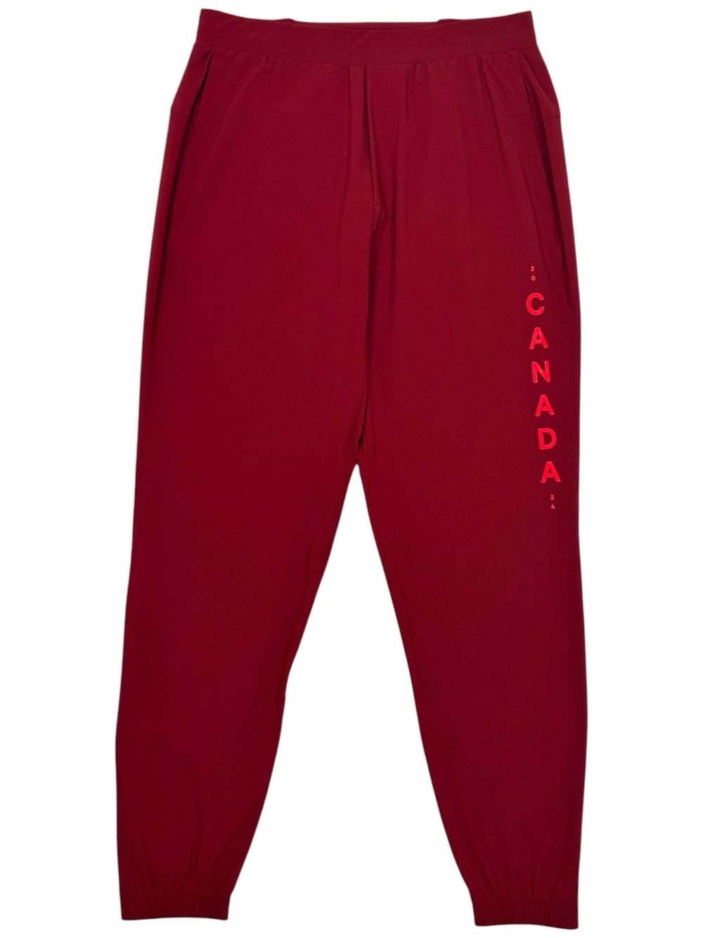 Lululemon Team Canada 2024 Paris Olympics Red Joggers Size Medium